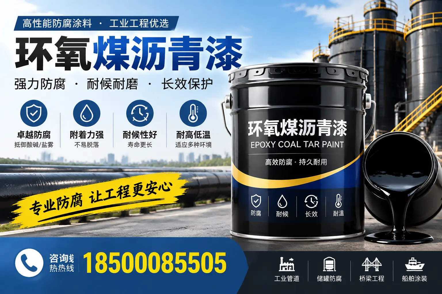 环氧煤沥青漆的施工方法与注意事项，确保在扎赉特旗顺利完成